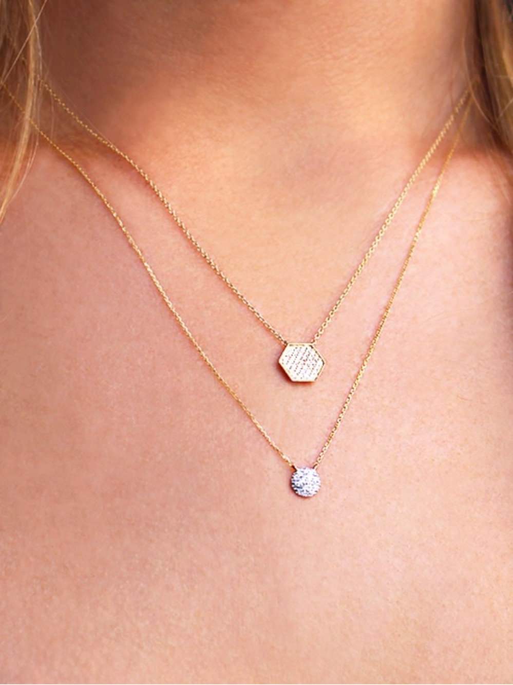 Dana Rebecca Designs Jennifer Yamina 14K White Gold 18” Diamond Necklace